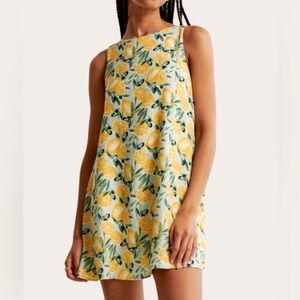 Lemon Print Abercrombie Sleeveless Dress